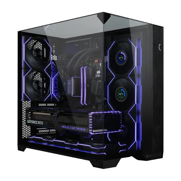 LIAN LI UNI FAN TL Wireless RGB LCD Cabinet Fan